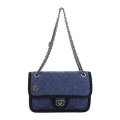 Chanel Paris-Salzburg Flap Bag Quilted Wool Small