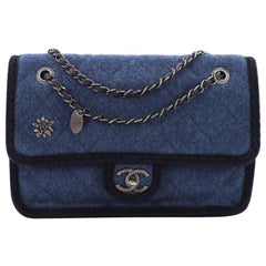Chanel Paris-Salzburg Flap Bag Quilted Wool Small