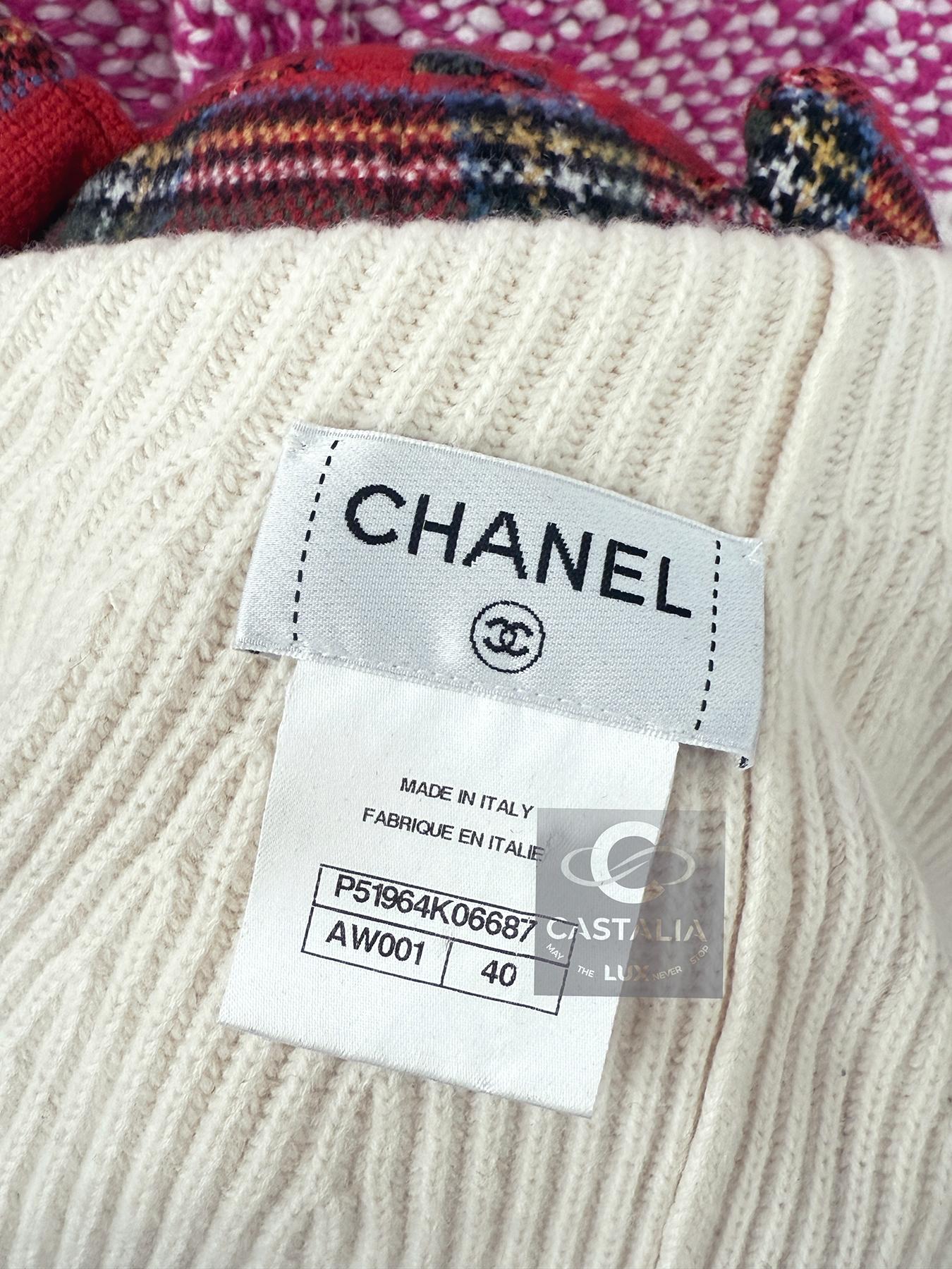 Chanel Paris / Salzburg Gripoix Buttons Cape 40 FR For Sale 4
