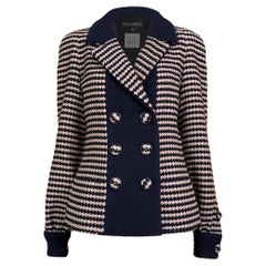 CHANEL Paris / Salzburg Houndstooth Tweed Jacket 40 FR