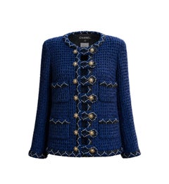 CHANEL Paris / SALZBURG Imperial Huntress Iconic Tweed Jacket 34 FR