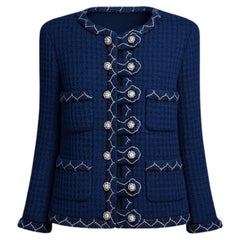 CHANEL Paris / SALZBURG Imperial Huntress Iconic Tweed Jacket 34 FR