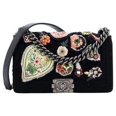 Chanel Paris-Salzburg Metiers d'Art Boy Flap Bag Embellished Quilted Felt Old Me