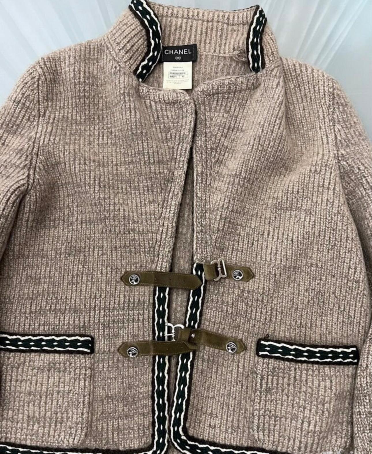 Chanel Paris/ Salzbourg Runway veste en cachemire 7
