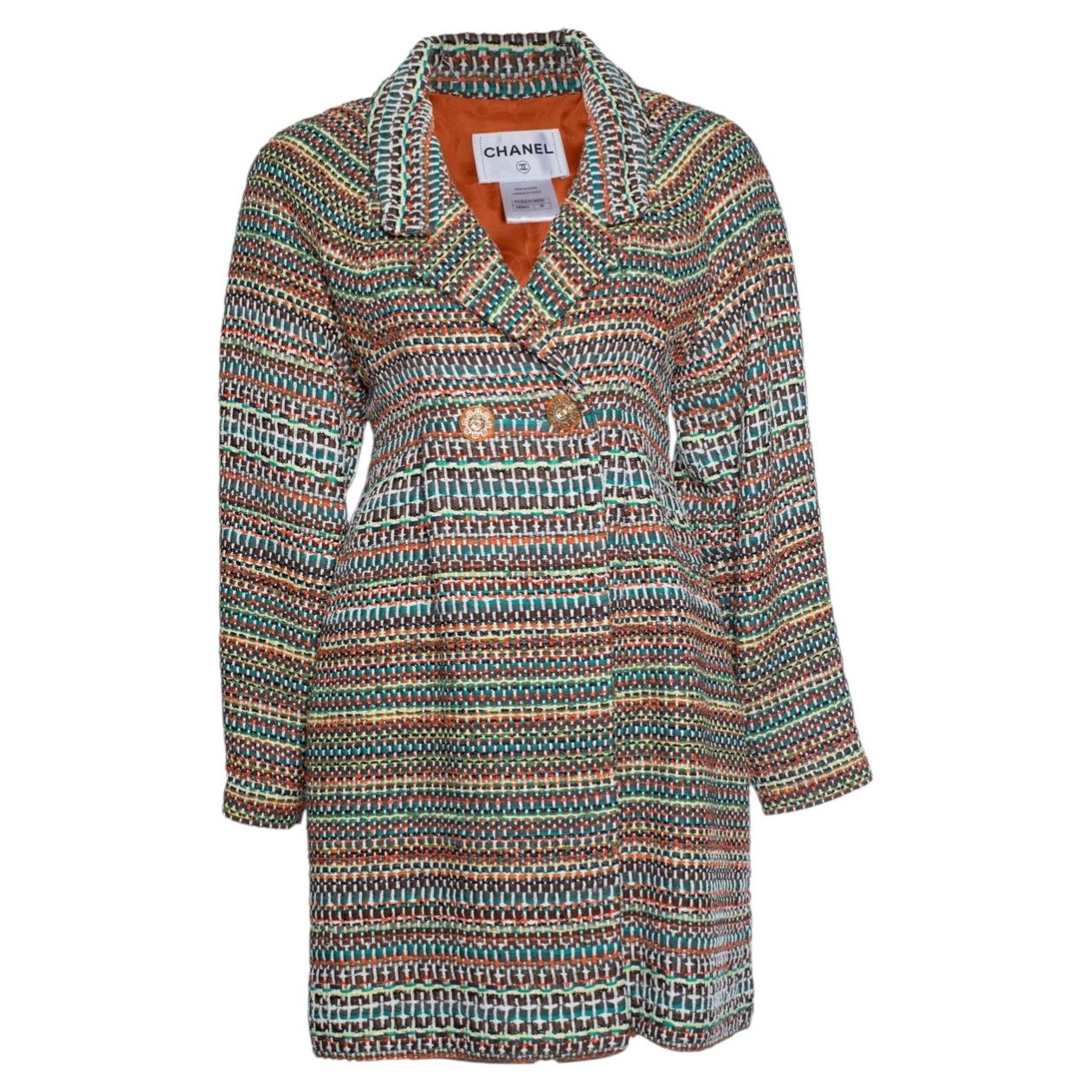 Chanel, Paris Seoul double breasted tweed coat