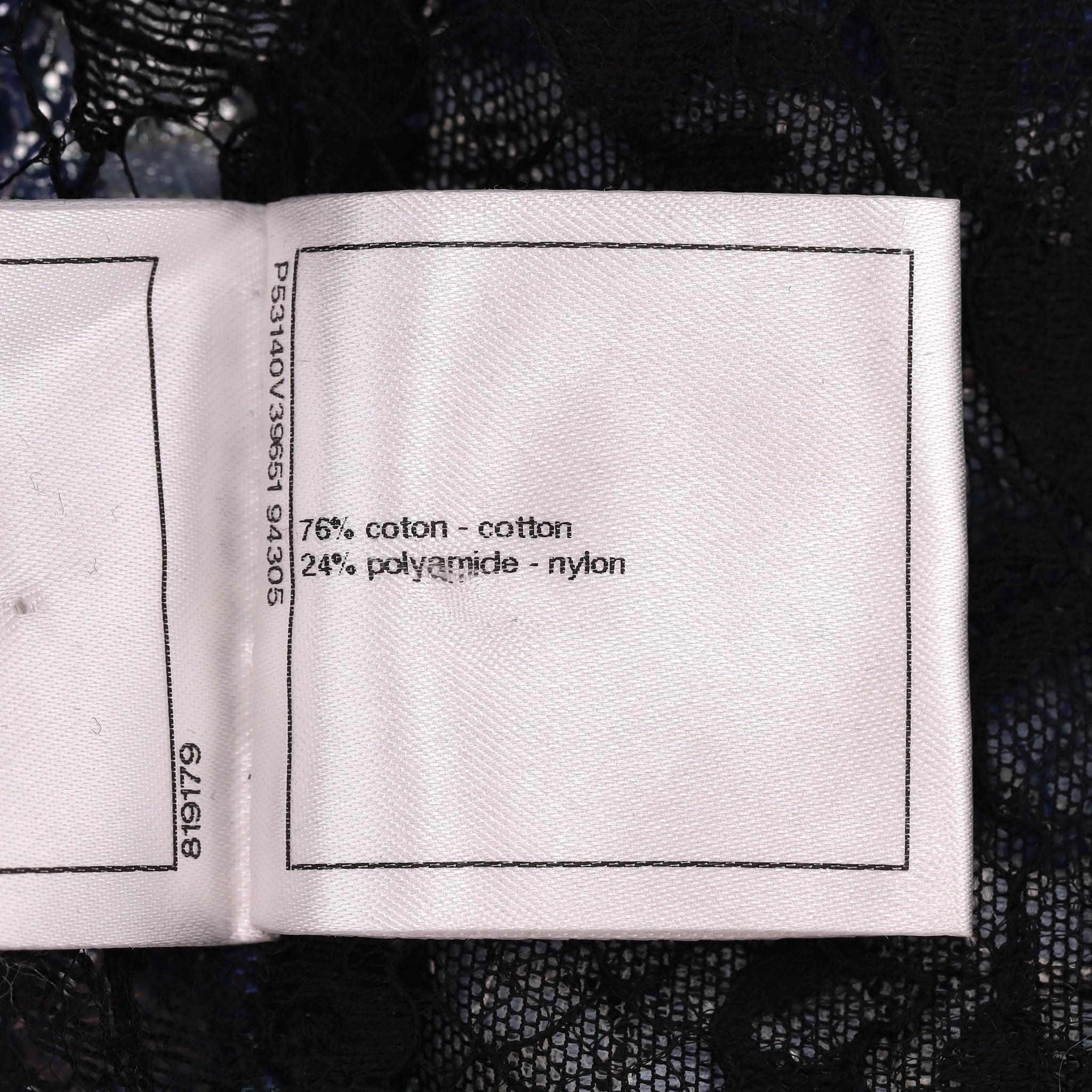 Chanel Paris Seoul Lace Top For Sale 6