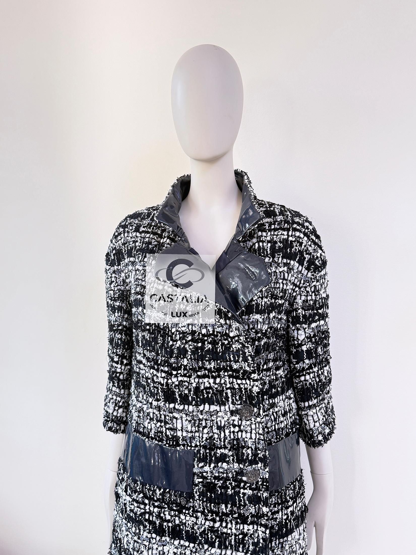 Chanel 13K$ Paris / Seoul Ribbon Tweed Jacket with CC Buttons 40 FR 5