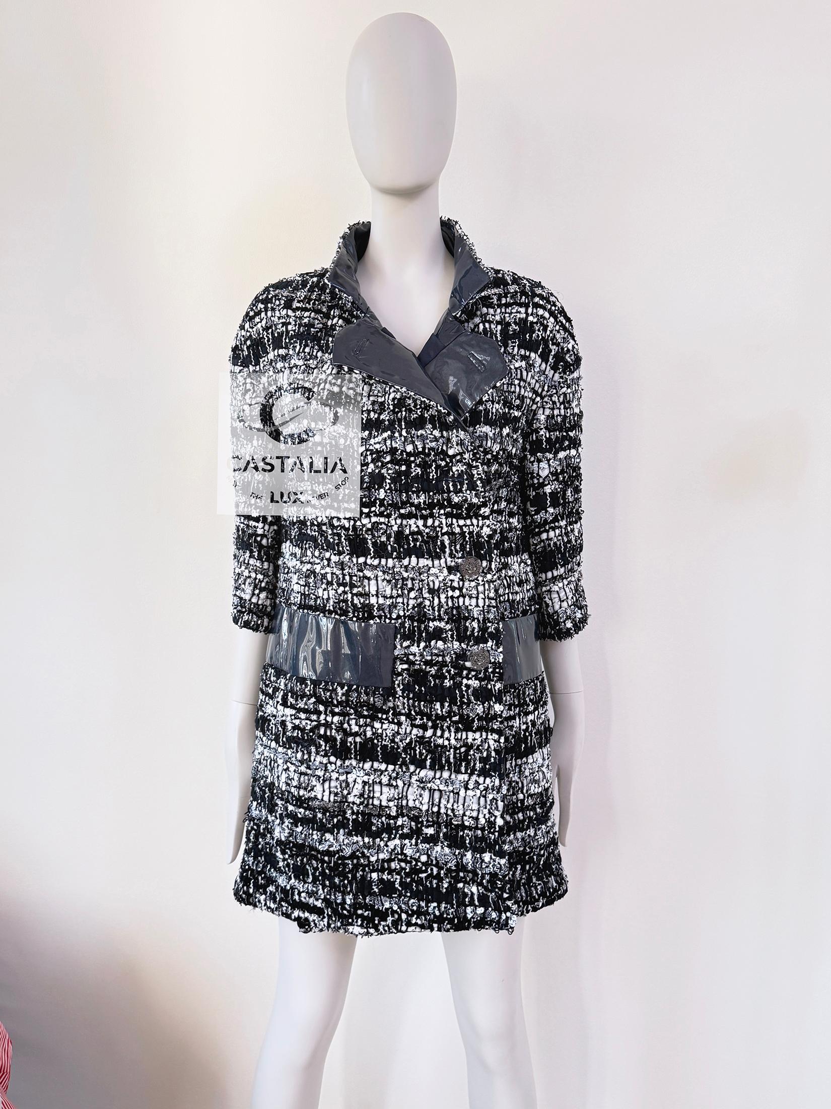 Chanel 13K$ Paris / Seoul Ribbon Tweed Jacket with CC Buttons 40 FR 6