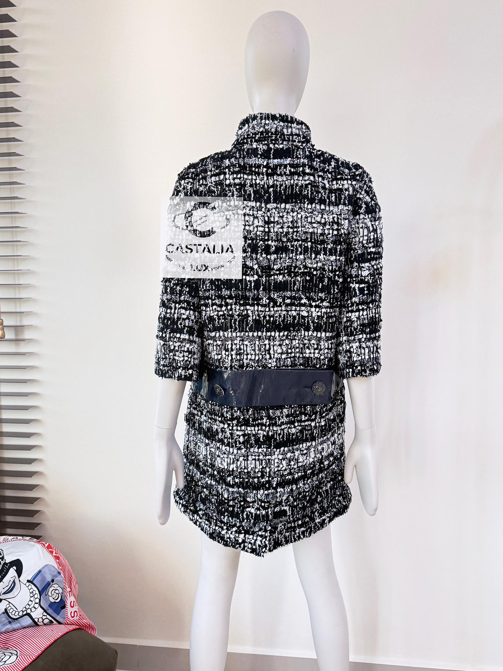 Chanel 13K$ Paris / Seoul Ribbon Tweed Jacket with CC Buttons 40 FR 9