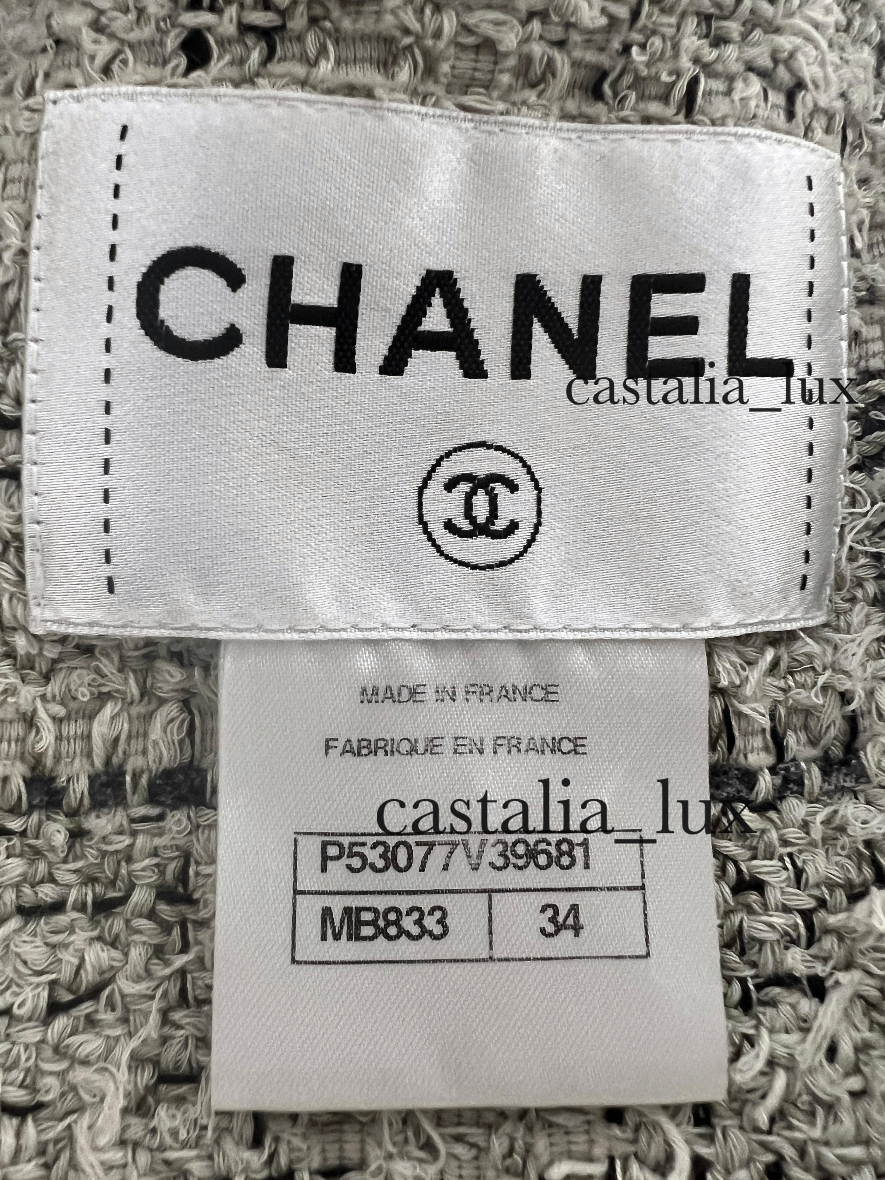 Chanel Paris / Seoul Runway Beige Lesage Tweed Jacket 5