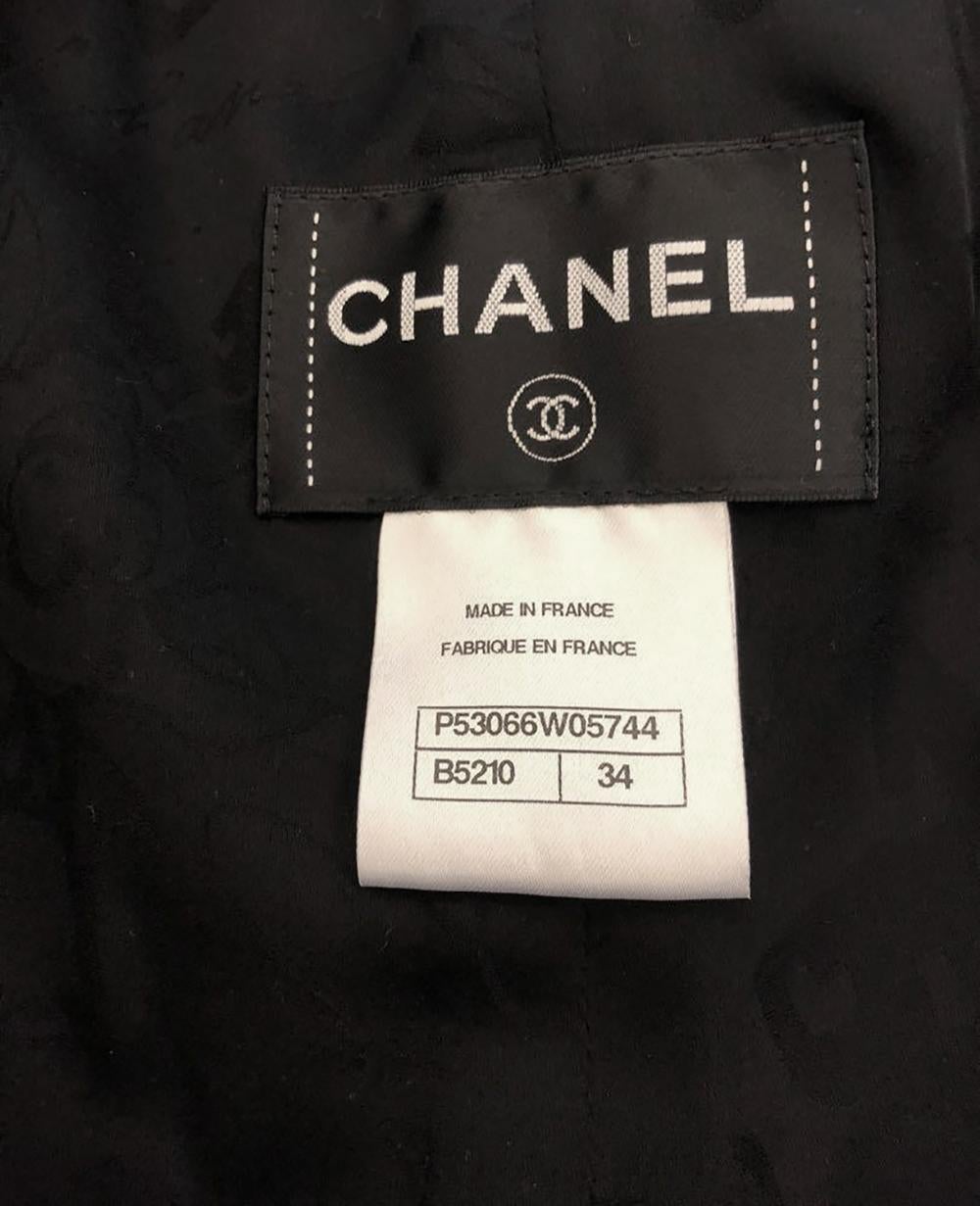 Chanel Paris / Seoul Runway Black Tweed Jacket  6