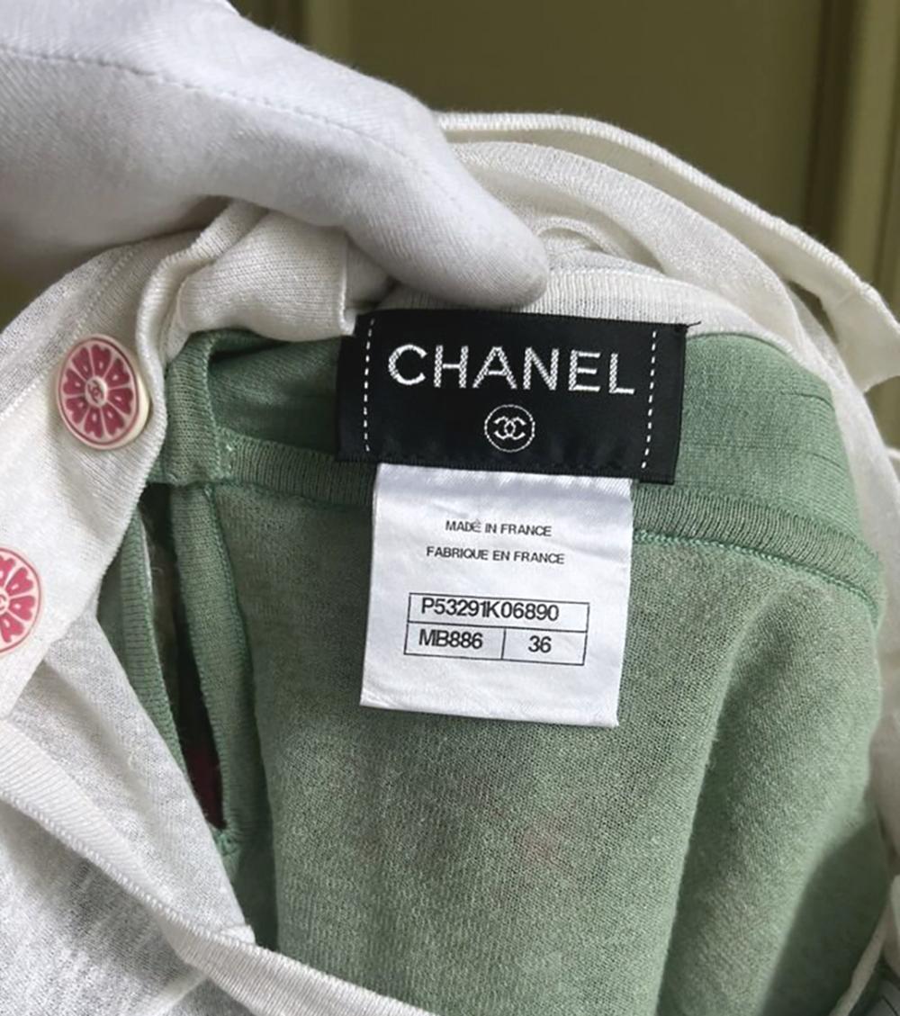 Chanel Paris / Seoul Runway CC Buttons Dress 5
