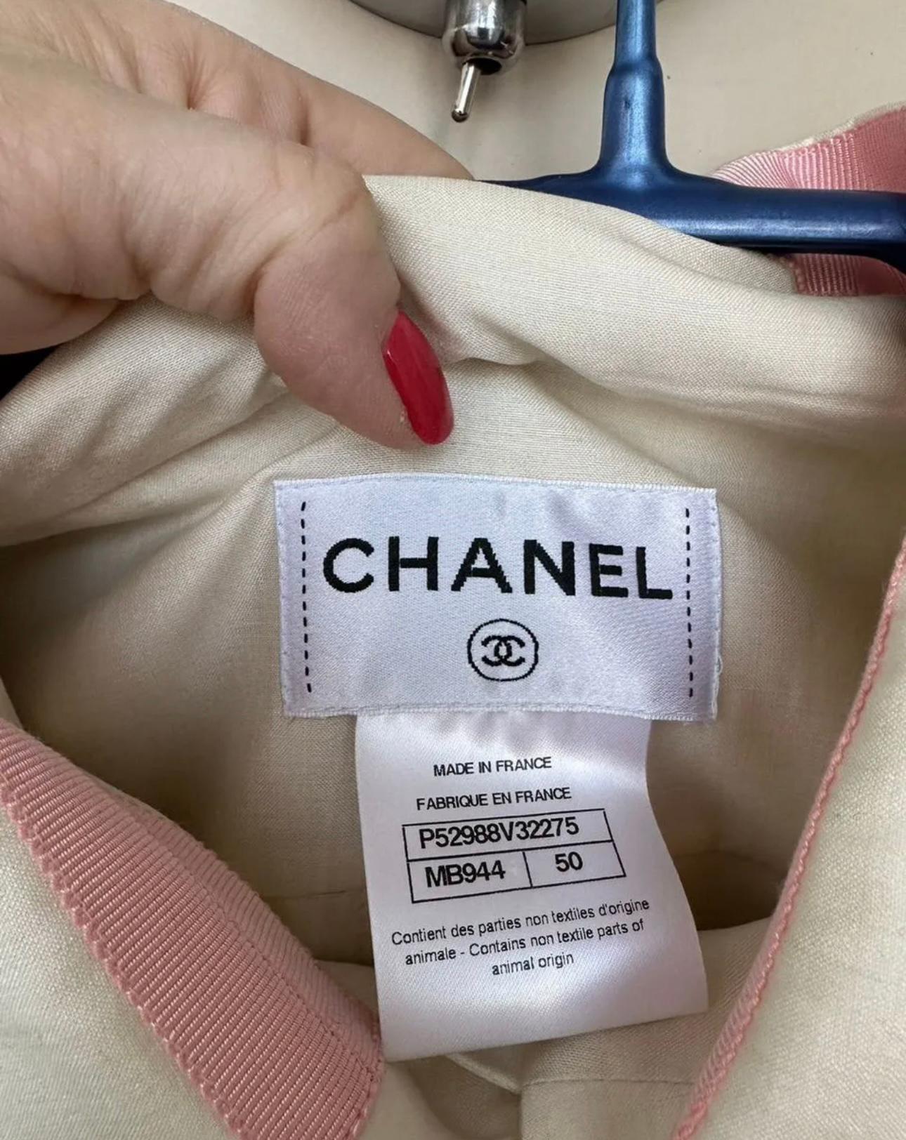 Chanel Paris / Seoul Runway CC Buttons Jacket Shirt For Sale 5