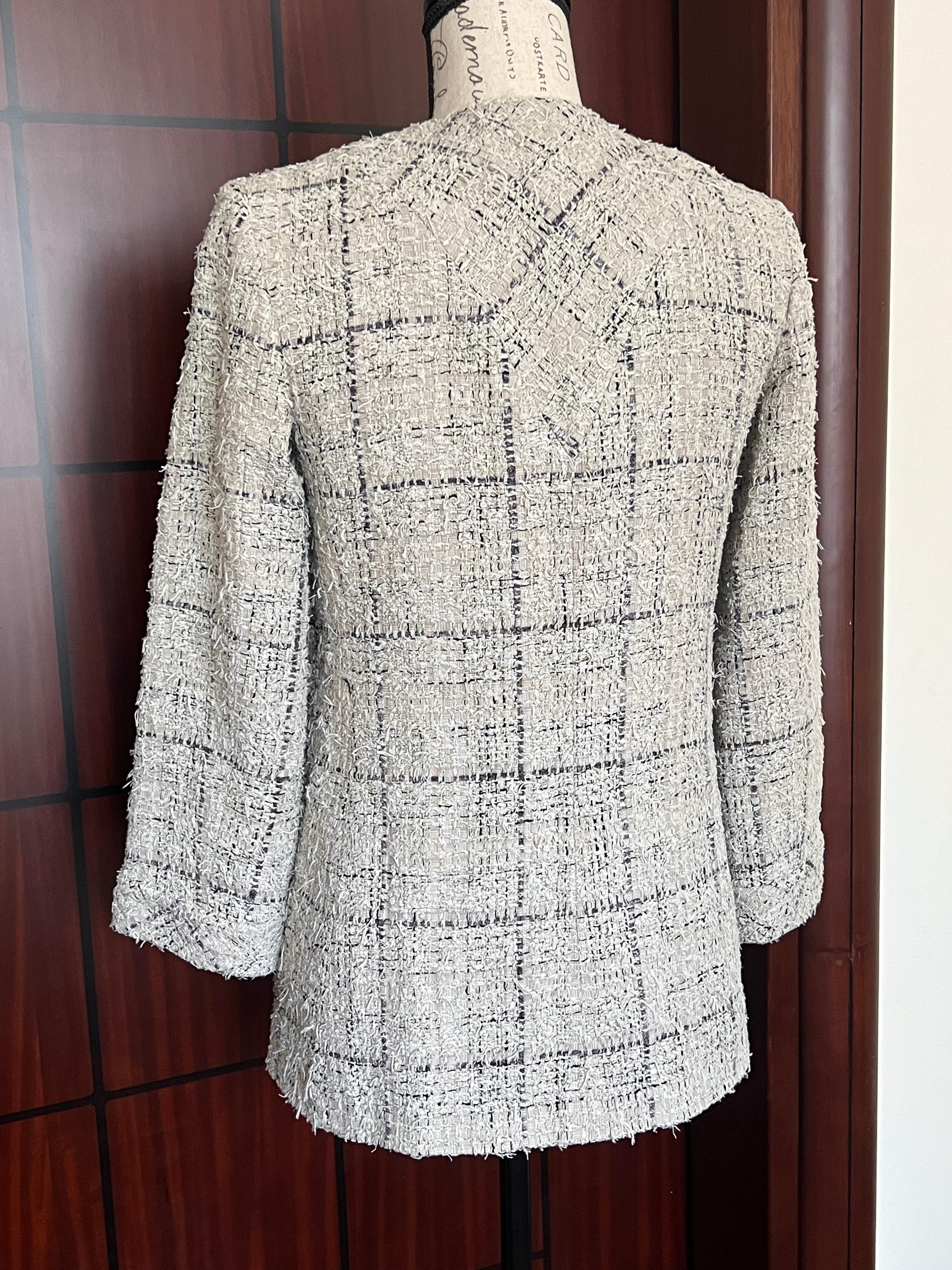 Chanel Paris / Seoul Runway Nude Beige Tweed Jacket 5