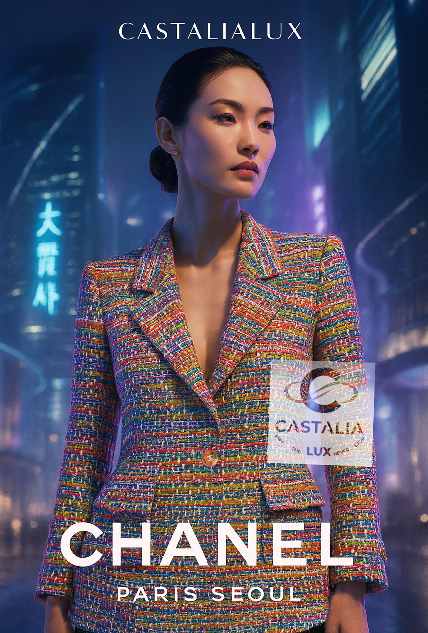 ~ Ein lebendiges Zeugnis von Karl Lagerfelds visionärem Genie, 
diese CHANEL Jacke aus der Paris / SEOUL 2016 Cruise Collection verkörpert den Geist kosmopolitischer Kunstfertigkeit

~ Diese Jacke ist ein seltenes Sammlerstück, das den Osten mit dem