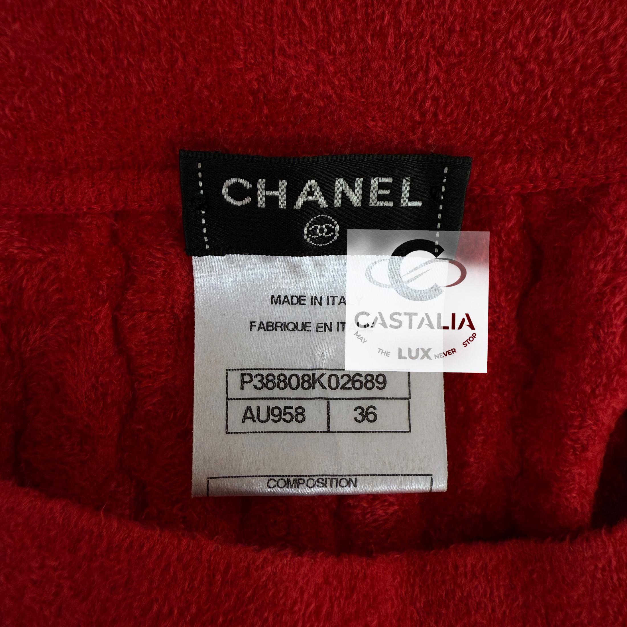 Chanel Paris / Shanghai Eastern Grace Robe rouge 36 FR en vente 12