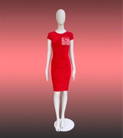 Chanel Paris / Shanghai Eastern Grace Red Dress 36 FR