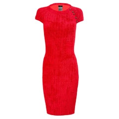 CHANEL Paris / Shanghai Eastern Grace Red Dress 36 FR