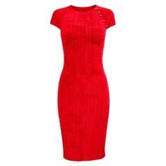 CHANEL Paris / Shanghai Eastern Grace Red Dress 36 FR