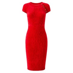 CHANEL Paris / Shanghai Eastern Grace Red Dress 36 FR