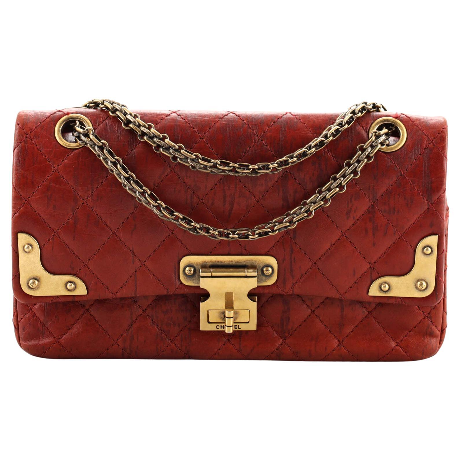 Chanel Paris-Shanghai Icons Reissue 2.55 Flap Bag Quilted Distressed  Calfskin at 1stDibs
