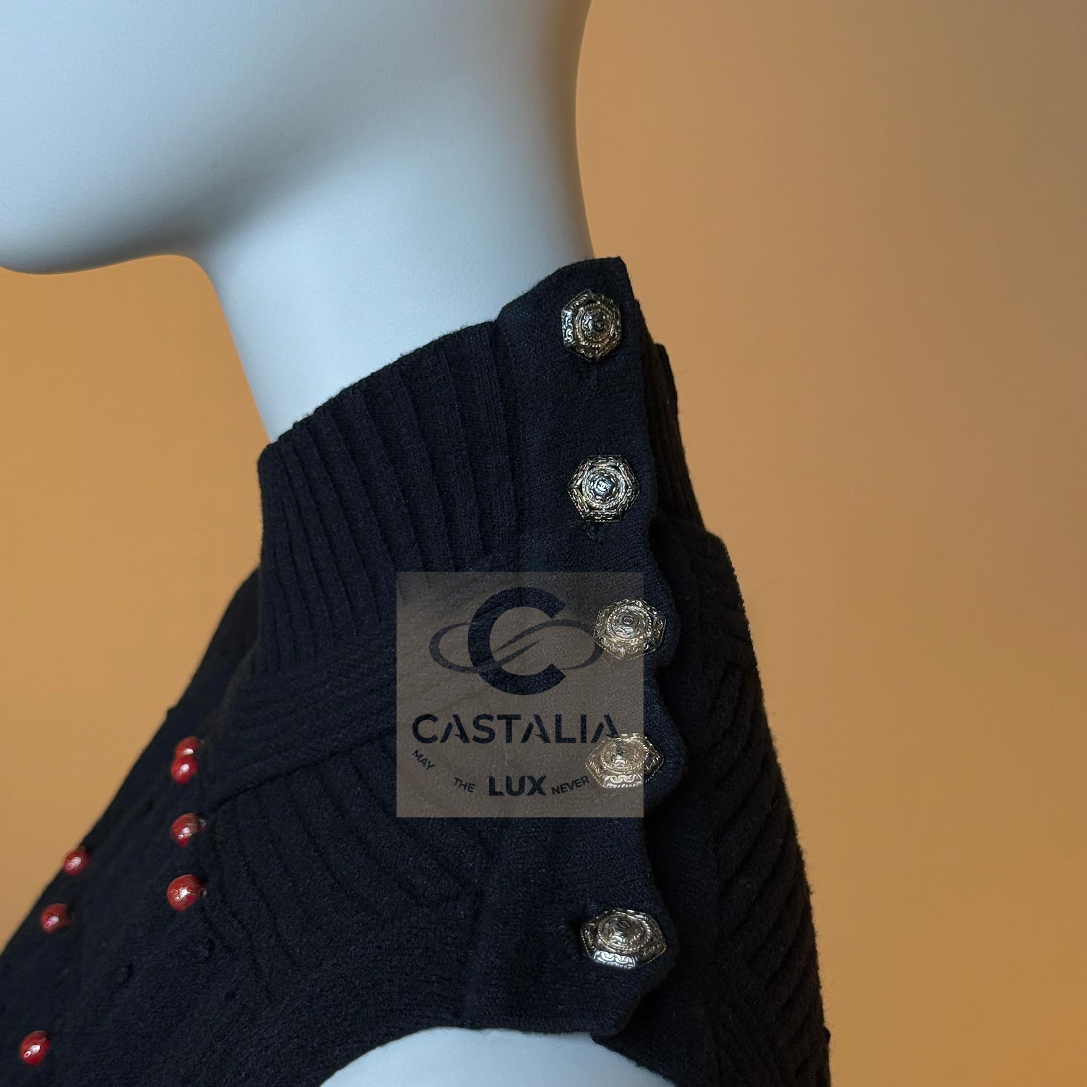 Chanel Paris / Shanghai Vestito nero Jewell 40 FR in vendita 8