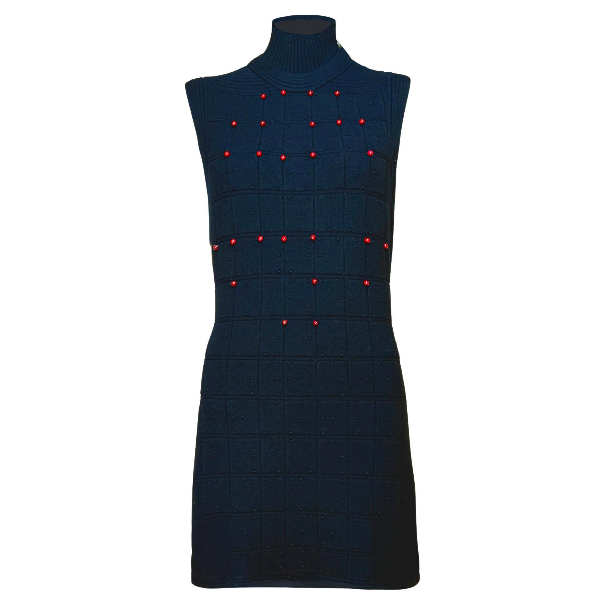 Chanel Paris / Shanghai Vestito nero Jewell 40 FR in vendita