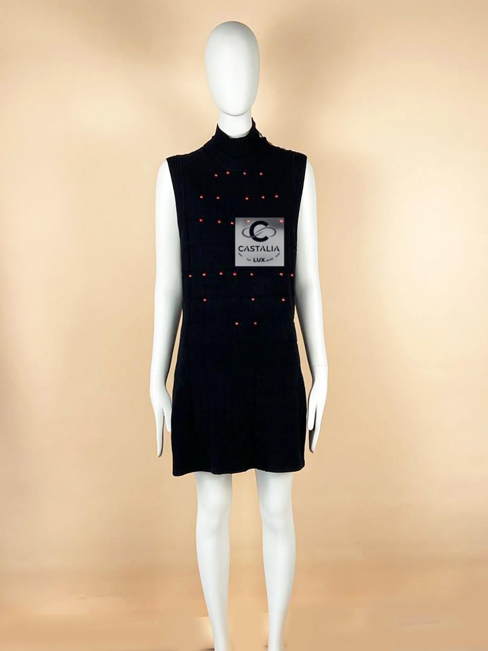 Chanel Paris / Shanghai Jewel Embellished Dress 40 FR 1