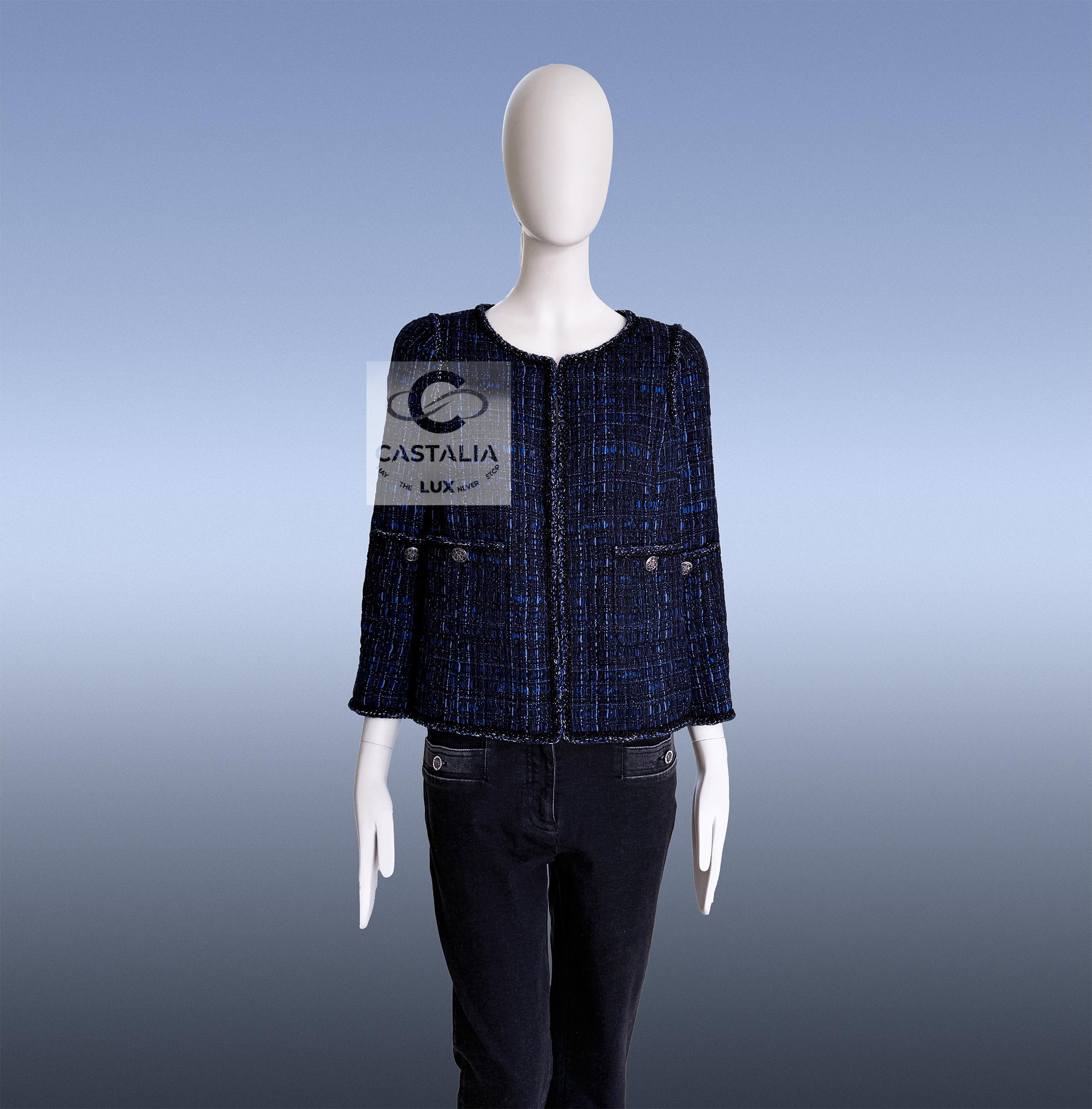Chanel Parigi / Shanghai Giacca in tweed Lesage 38 FR in vendita 5
