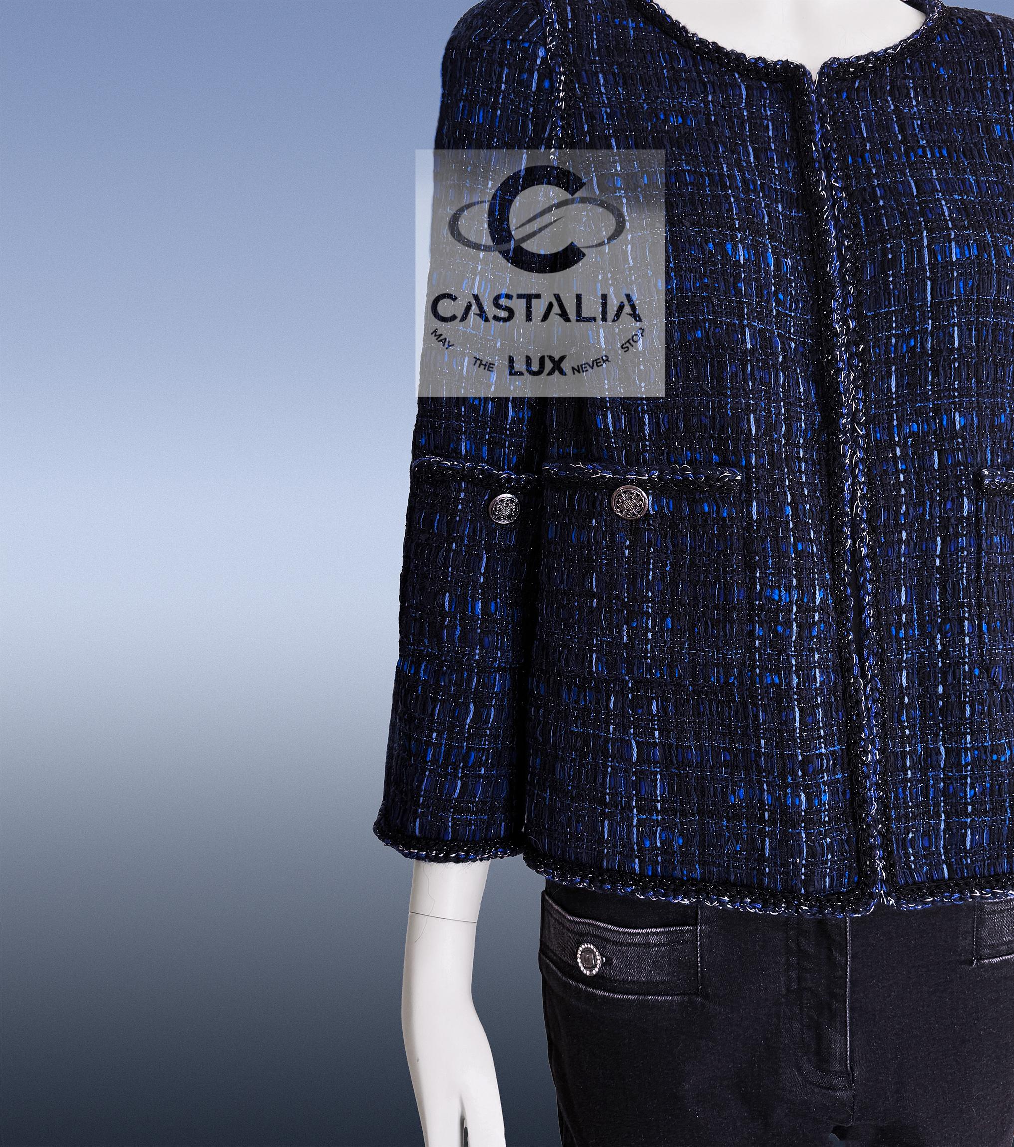 Chanel Parigi / Shanghai Giacca in tweed Lesage 38 FR in vendita 6