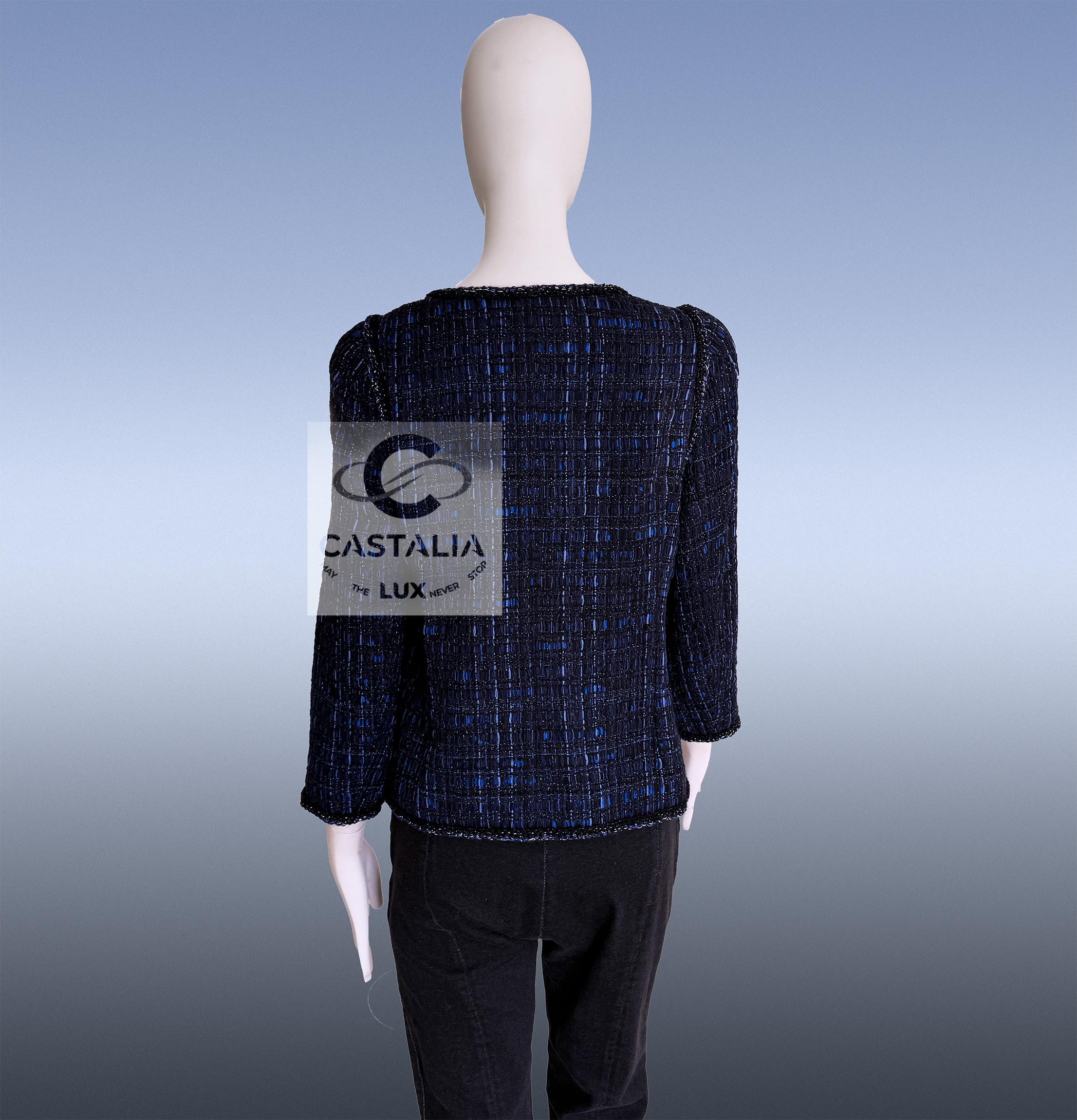 Chanel Parigi / Shanghai Giacca in tweed Lesage 38 FR in vendita 7