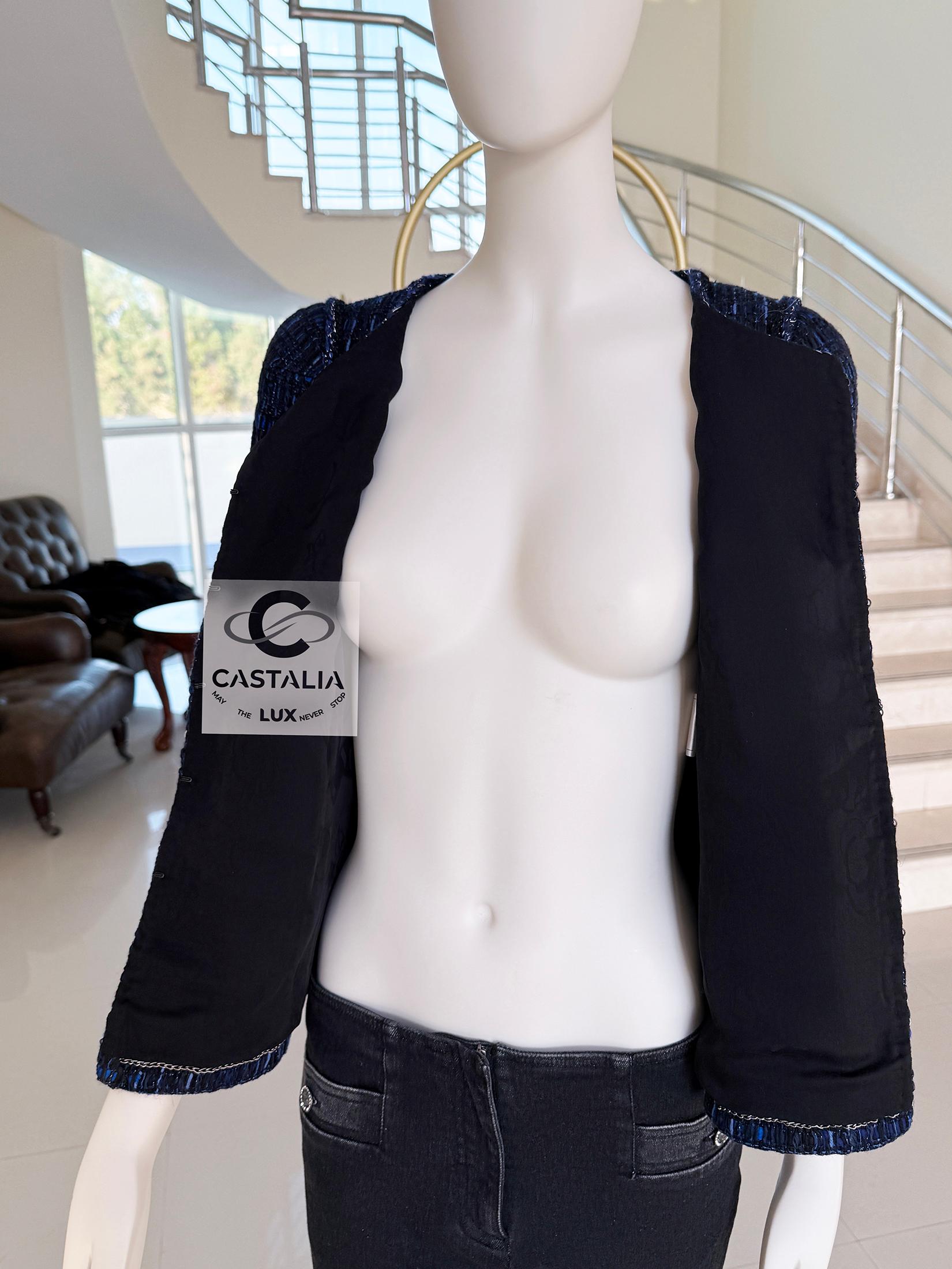 Chanel Paris / Shanghai Lesage Tweed Jacket 38 FR 9