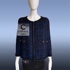 Chanel Paris / Shanghai Lesage Tweed Jacket 38 FR