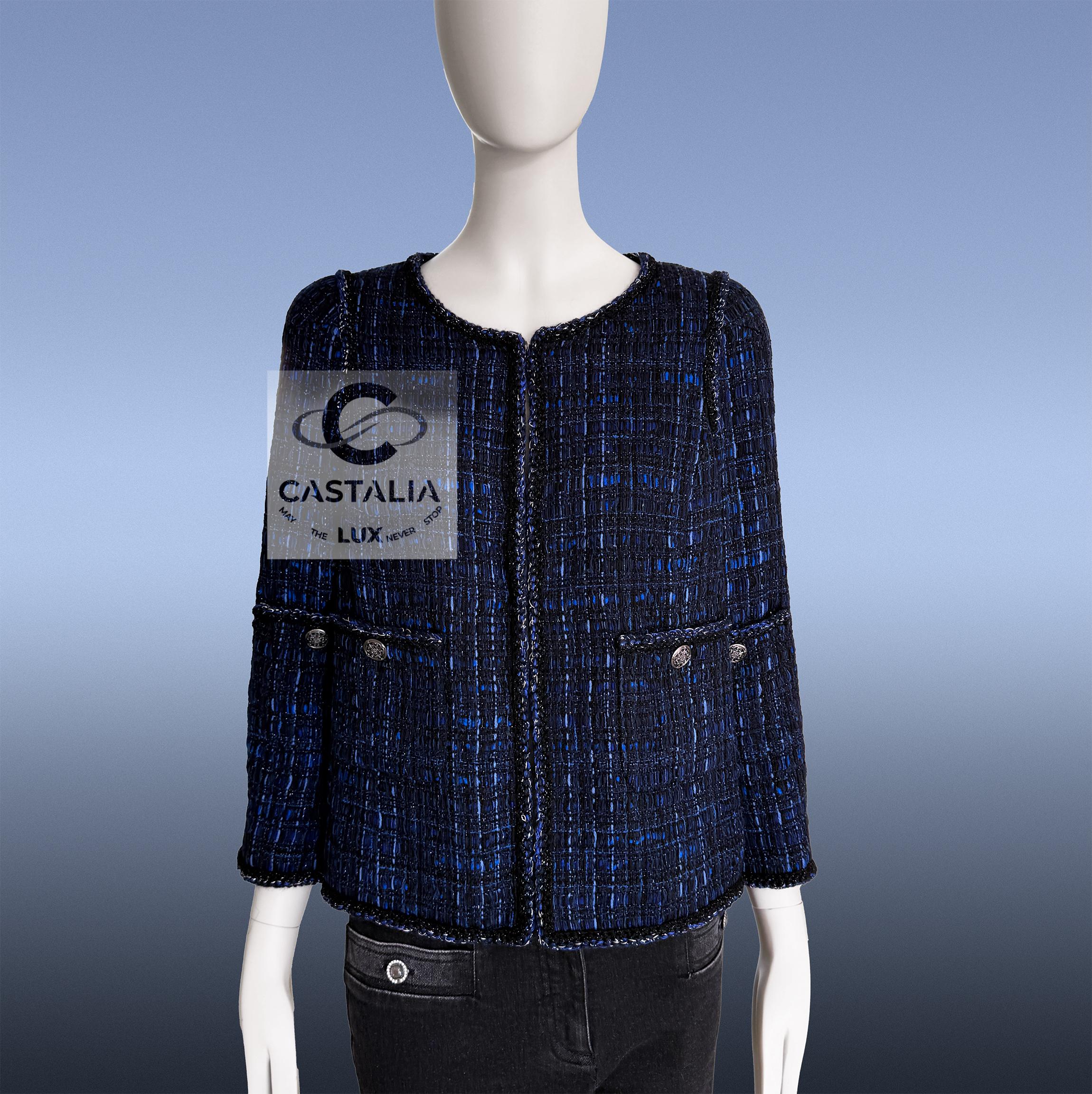 Chanel Parigi / Shanghai Giacca in tweed Lesage 38 FR in vendita 1