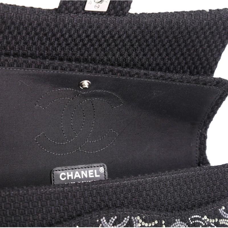 Chanel Paris-Shanghai Pudong Flap Bag Strass Embellished Tweed Medium 2
