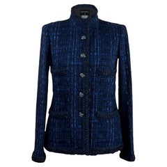 CHANEL Paris / Shanghai Iconic Ribbon Tweed Jacket 44 FR
