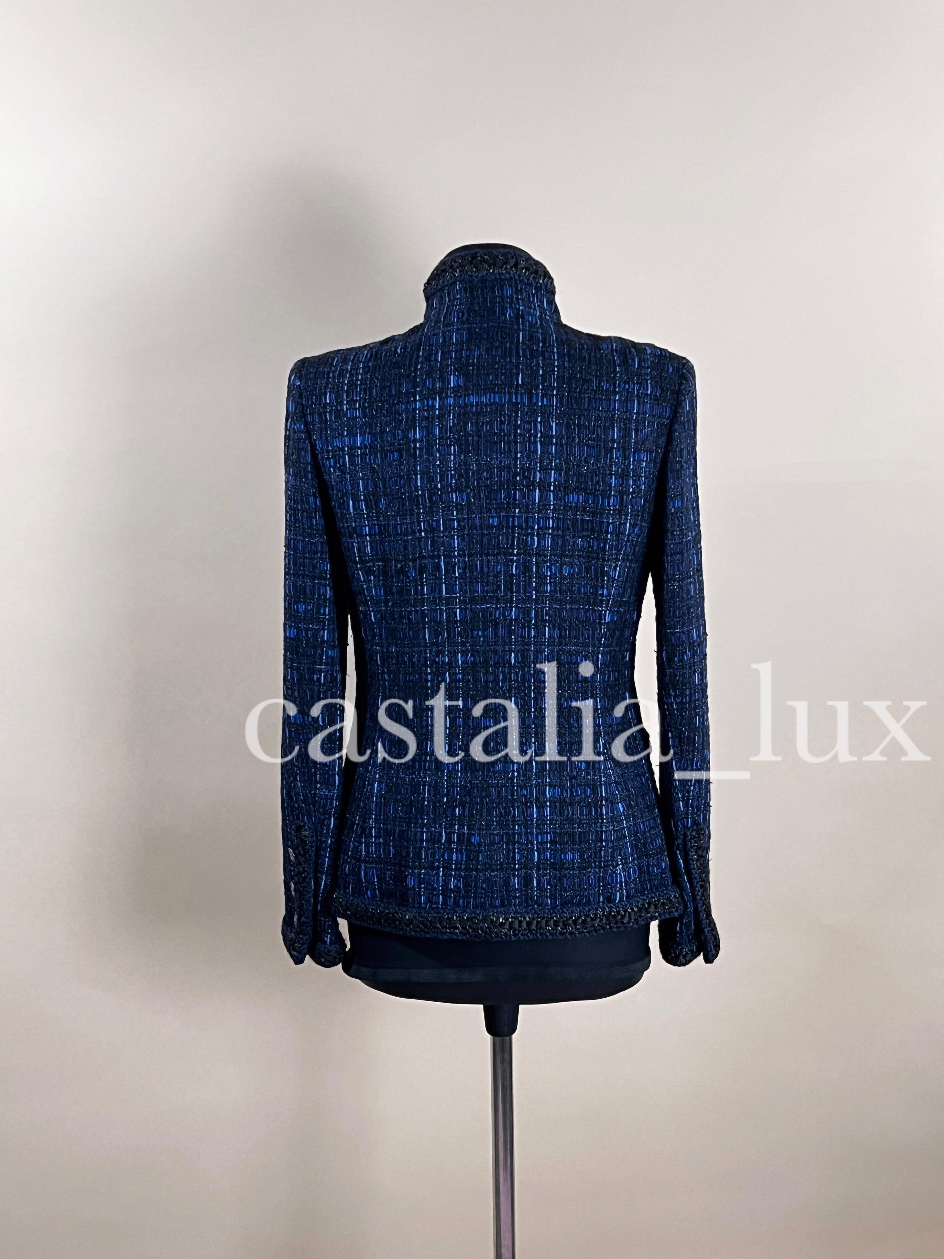 Chanel Paris / Shanghai Ribbon Tweed Jacket 11