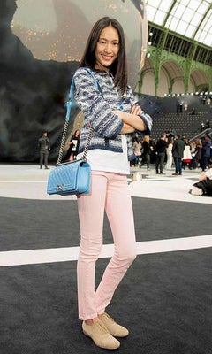 Chanel Paris / Singapore CC Buttons Lesage Tweed Ensemble 36 FR