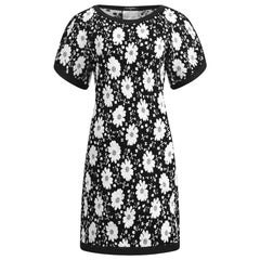 Chanel Paris / Singapore CC Logo Camellias Dress 34 FR