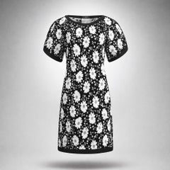Chanel Paris / Singapore CC Logo Camellias Dress 34 FR