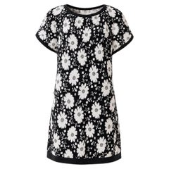 Chanel Paris / Singapore CC Logo Camellias Dress 34 FR