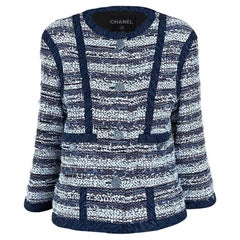 CHANEL Paris / Singapour Veste en tweed Lesage 36 FR