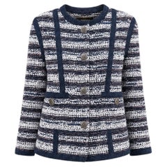 CHANEL Paris / Singapore Lesage Tweed Jacket 36 FR