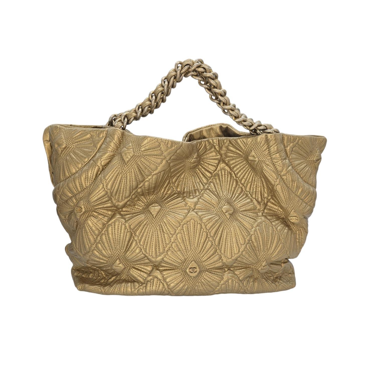 Bolso Chanel París-Venecia Ca D' Oro de piel de becerro bordada Marrón en venta