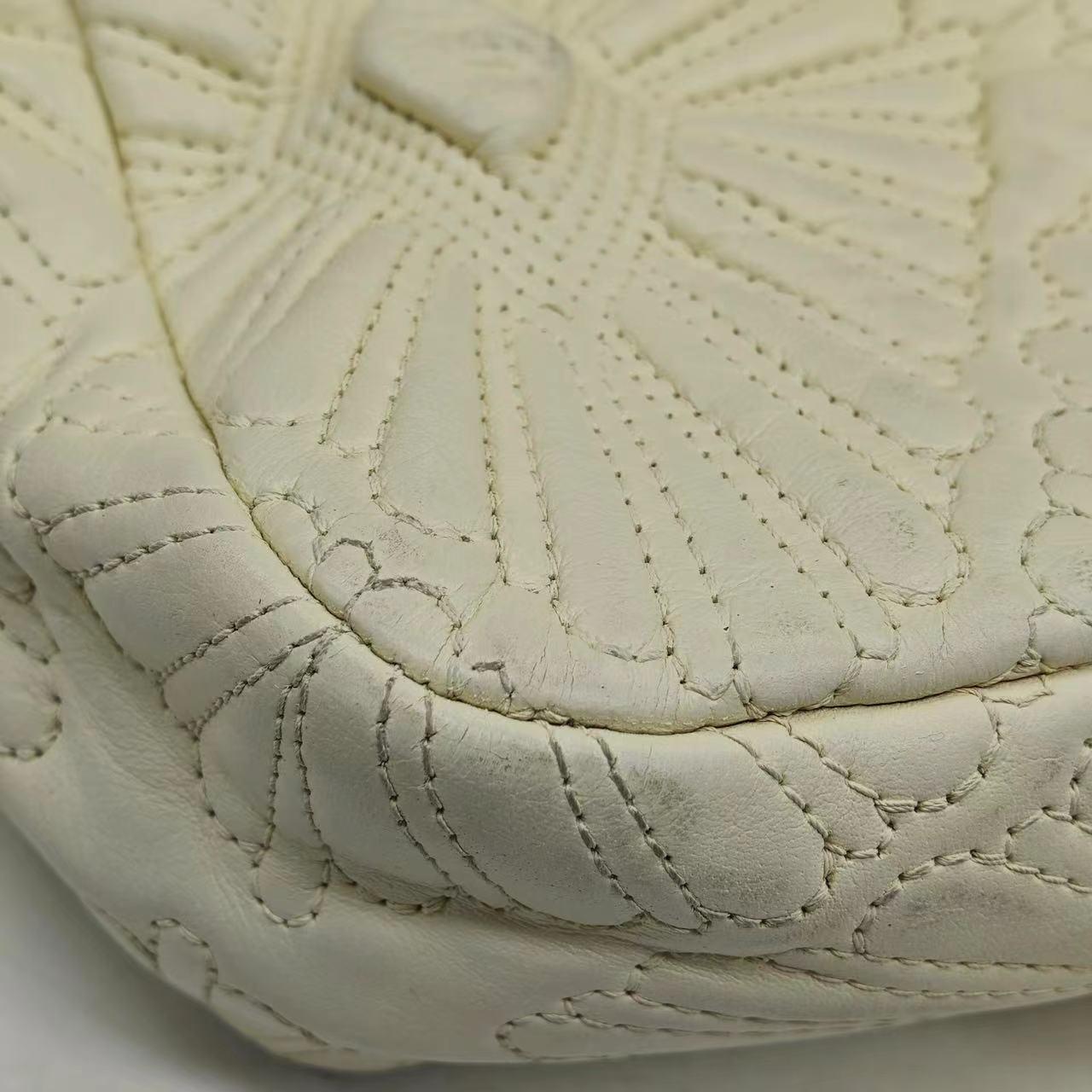 Chanel Paris-Venice Ca D‚ÄôOro Seashell 3D Embroidered Flap Bag Large Off White 7
