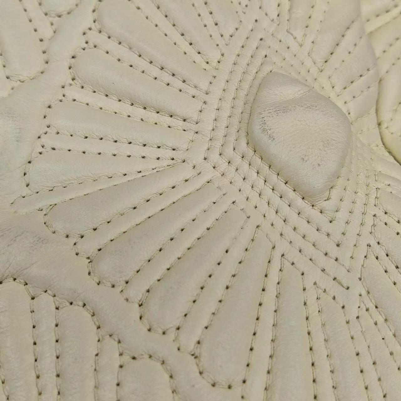 Chanel Paris-Venice Ca D‚ÄôOro Seashell 3D Embroidered Flap Bag Large Off White 11