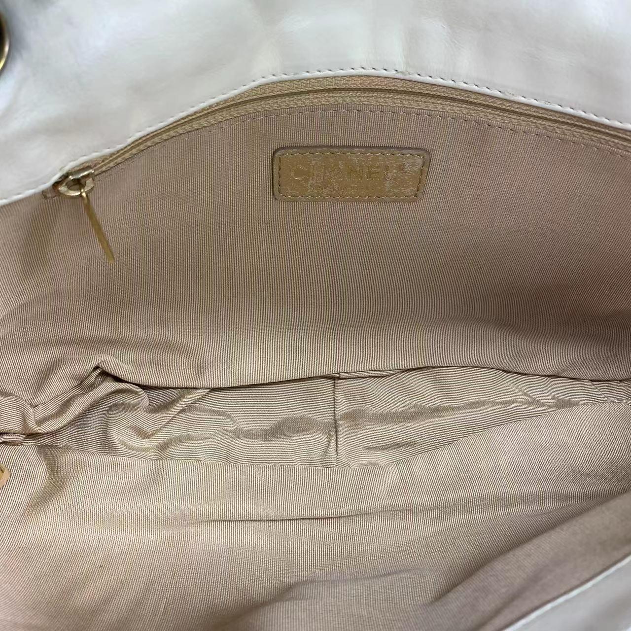 Chanel Paris-Venice Ca D‚ÄôOro Seashell 3D Embroidered Flap Bag Large Off White 4