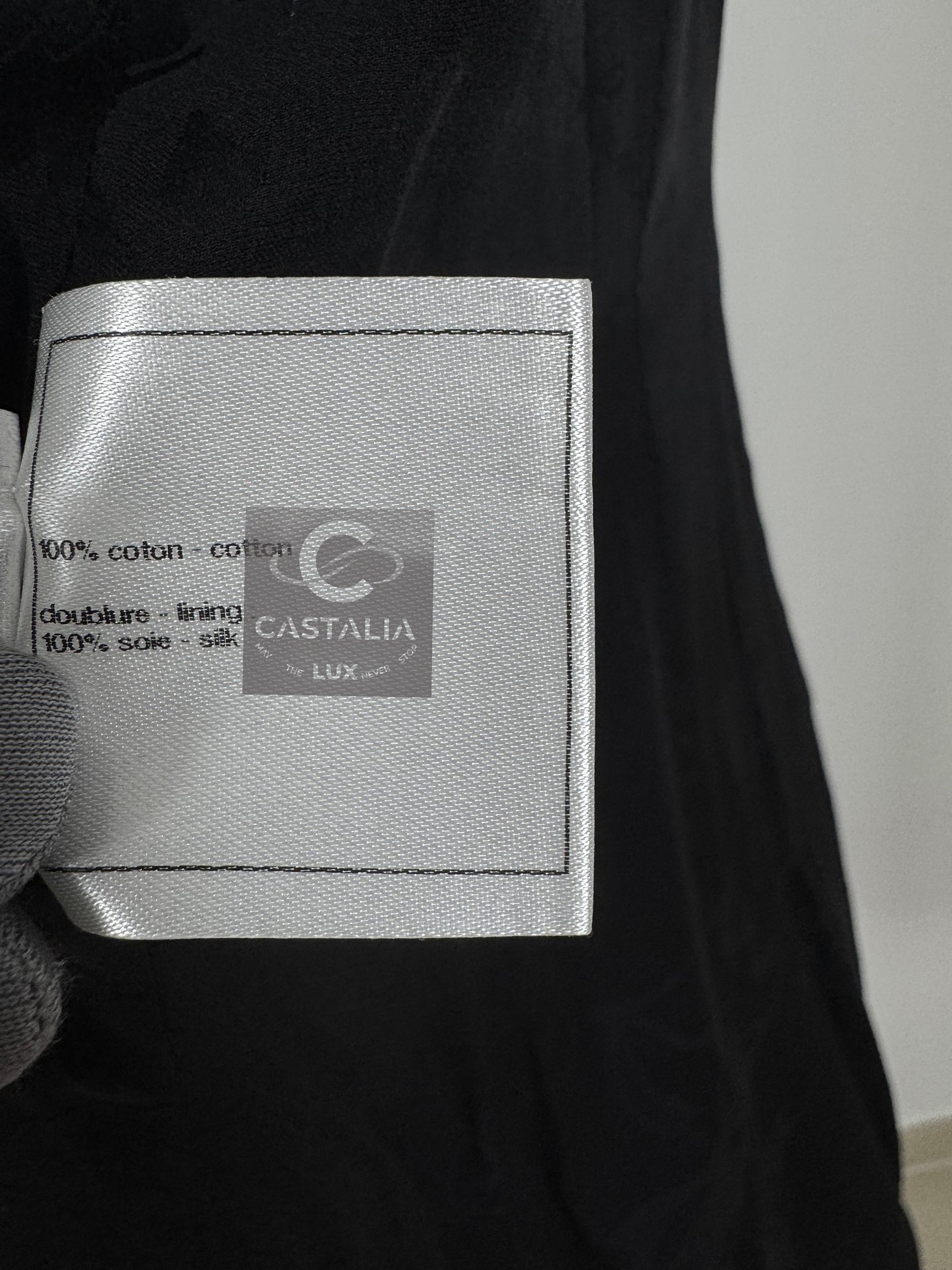 Chanel París / Versalles Barroco Reverie Chaqueta de tweed negro 40 FR en venta 11