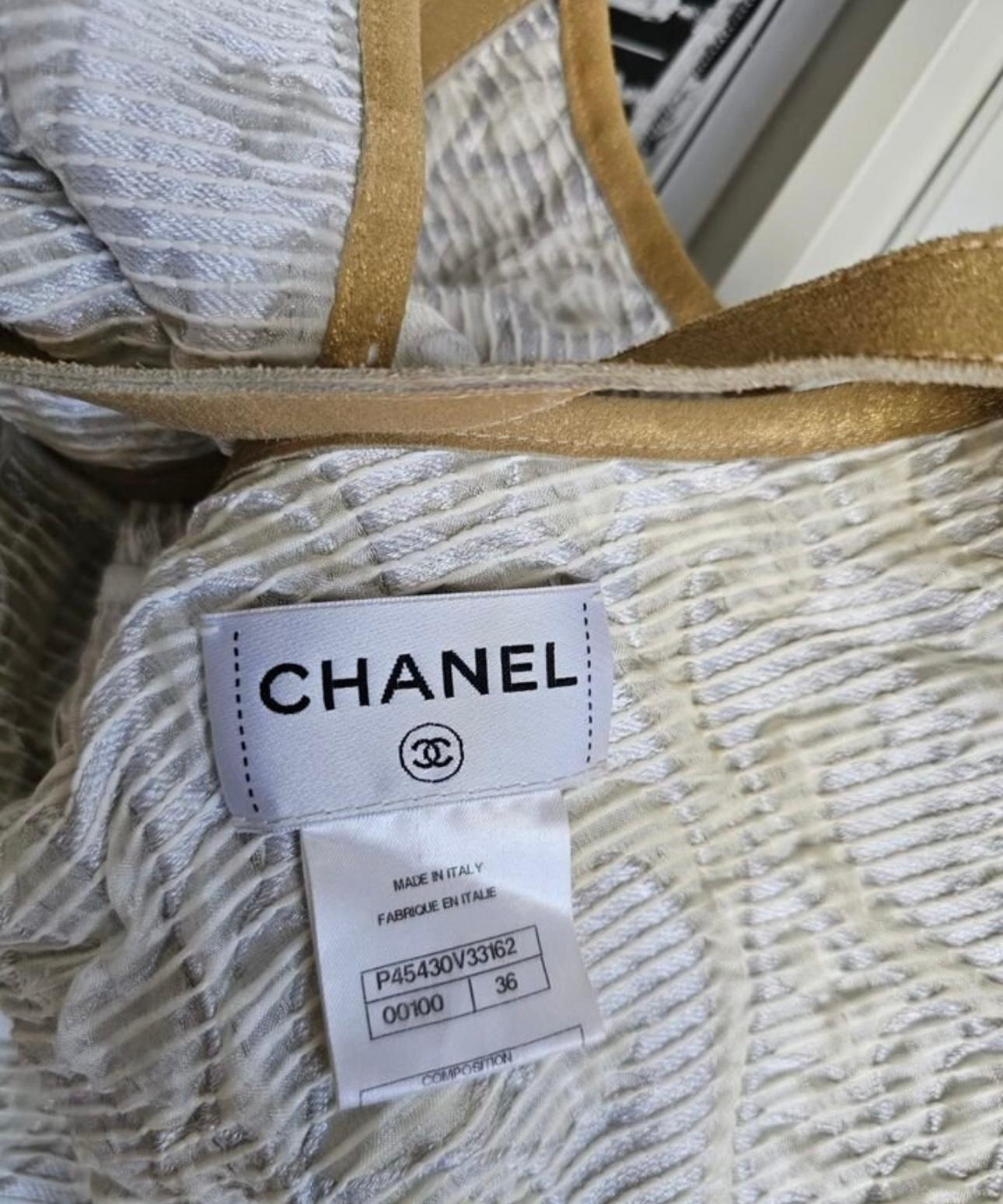 Chanel Paris / Versailles Barock-Stil Brokatkleid im Angebot 7