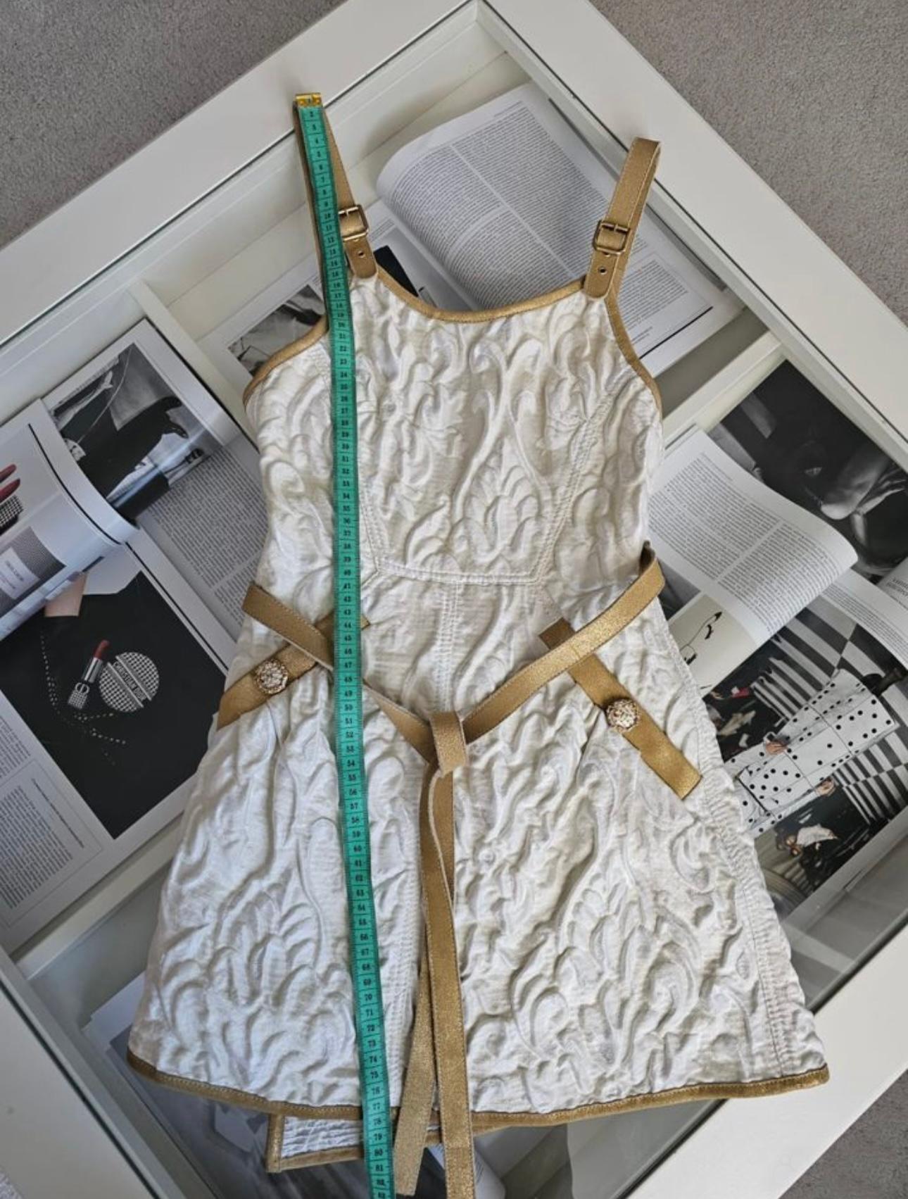 Chanel Paris / Versailles Baroque Style Brocade Dress For Sale 3